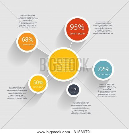 Infographic business template vector illustration