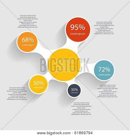 Infographic business template vector illustration