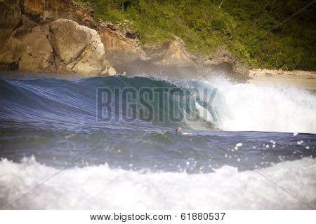 Ocean Waves.lombok Island.indonesia.