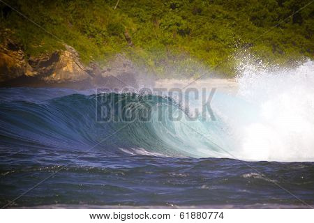 Ocean Waves.lombok Island.indonesia.