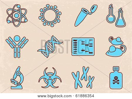 Biology Science Icons