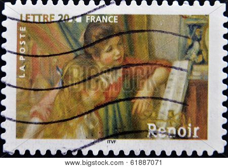 FRANCE - CIRCA 2006: A stamp printed in France the box 