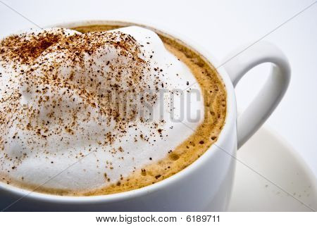 Coffee cup closeup