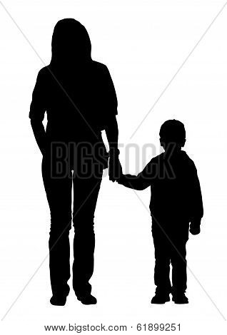 Mother With The Child