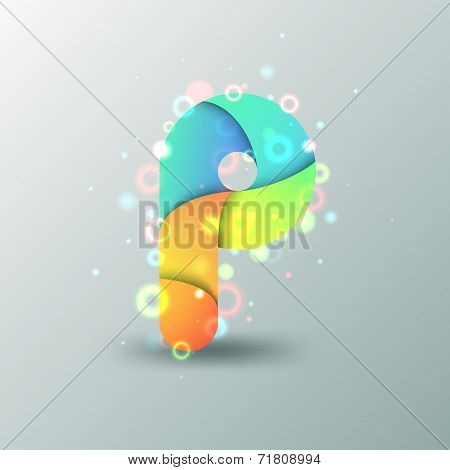 Modern Capital Letter N
