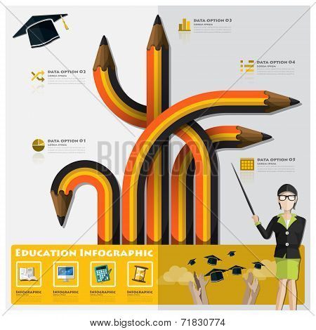 Education And Graduation Learning Infographic