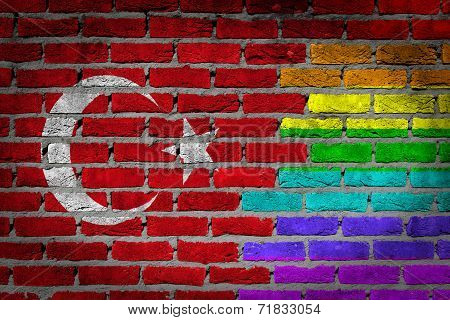 Dark Brick Wall - Lgbt Rights - Turkey