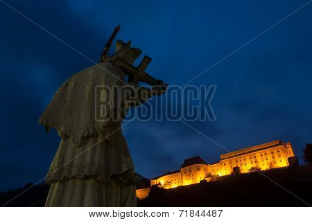 Night view of Passau, Germany