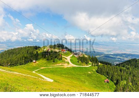 View From Postavarul Massif, Poiana Brasov, Romania