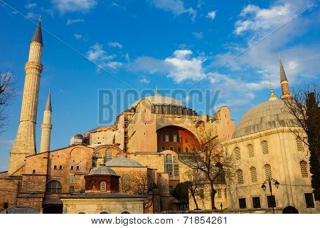 Hagia Sophia In Istanbul, Turkey.
