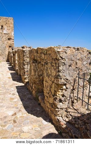 Swabian Castle of Rocca Imperiale. Calabria. Italy.