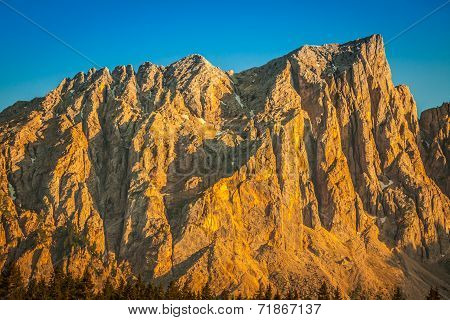 Dolomiti - Latemar At Sunset Light