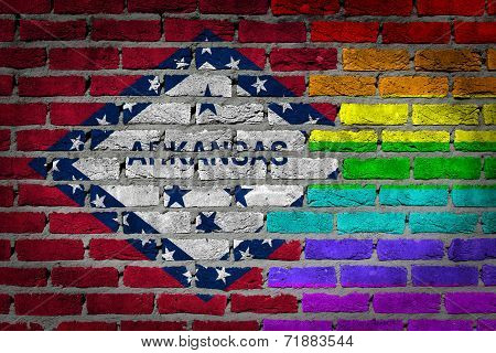 Dark Brick Wall - Lgbt Rights - Arkansas