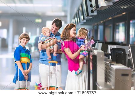 Family At The Airport