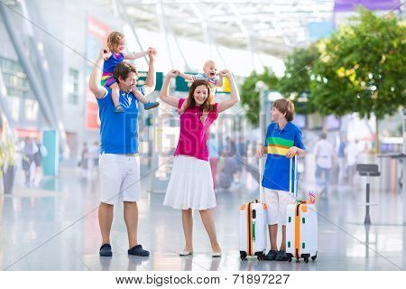 Family At The Airport