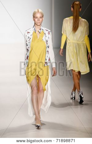 NEW YORK-SEP 8: Miss Teen USA K. Lee Graham on the runway at OUDIFU fashion show at Mercedes-Benz Fashion Week Spring/Summer 2015 at The Salon at Lincoln Center on September 8, 2014 in New York City.