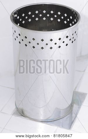 Trash Basket . Isolated