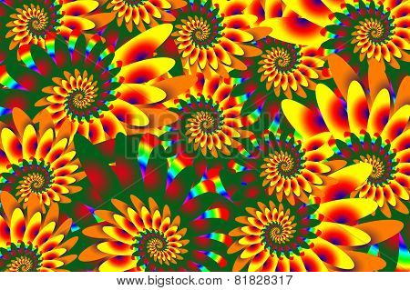 A Colorful Abstract Design
