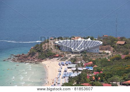 Solar Cell At Larn Island, Pattaya, Thailand