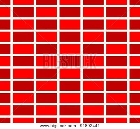 Repeating Brick Wall Pattern, Brick Wall Background With Alternating Bricks, Editable Vector.