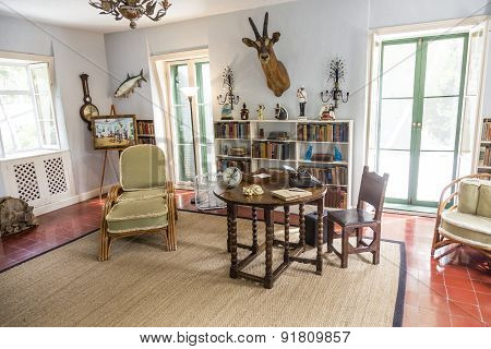 Working Room Of Ernest Hemmingway In Key West