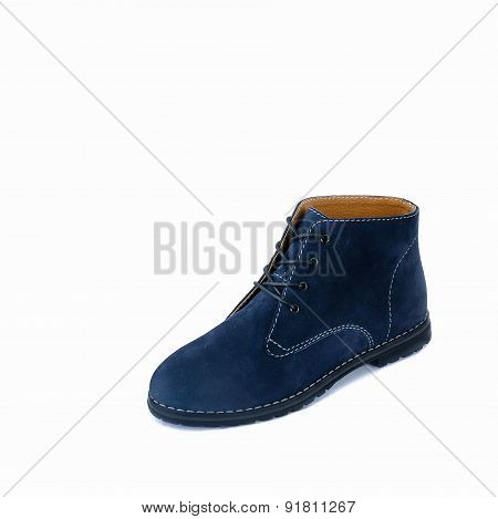 Women's shoes Leather on a white background