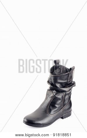 female boots isolated on white