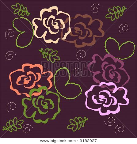 Teste padrão floral