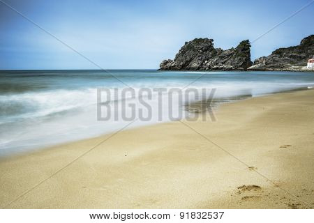 Pelekas beach, island Corfu, Greece
