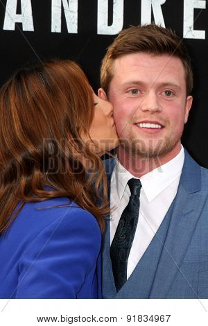 LOS ANGELES - MAY 26:  Hugo Johnstone-Burt, Romy Poulier at the 