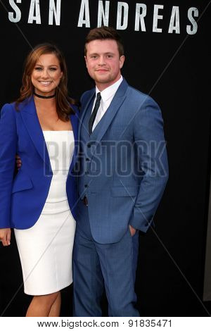 LOS ANGELES - MAY 26:  Romy Poulier, Hugo Johnstone-Burt at the 