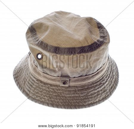 Summer Panama On Soltse Isolated On A White