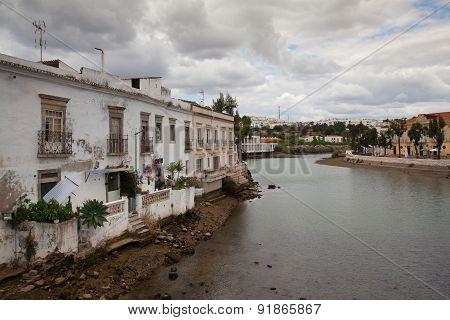 Historic Architecture In Tavira City, Algarve,portugal