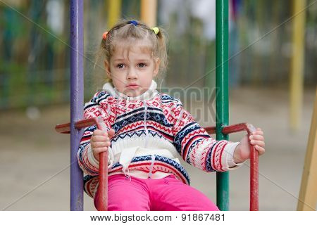 Offended By The Girl On Swing Does Not Want To Go Home
