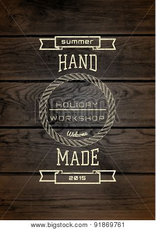 Handmade Badges Logos And Labels For Any Use