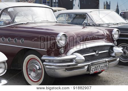 Retro car Buick Century 1955 release
