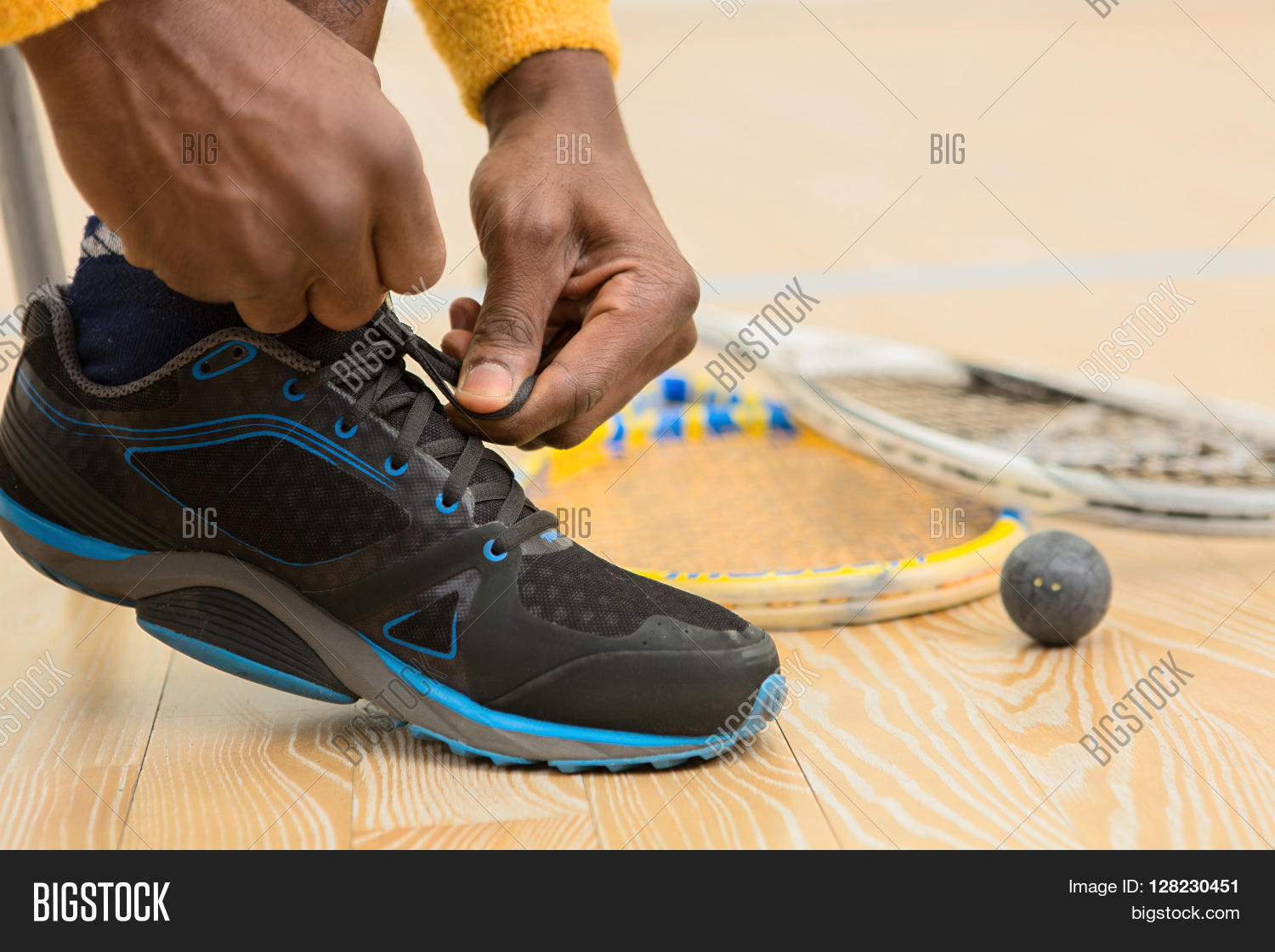 Black Squash Player Image & Photo (Free Trial) Bigstock