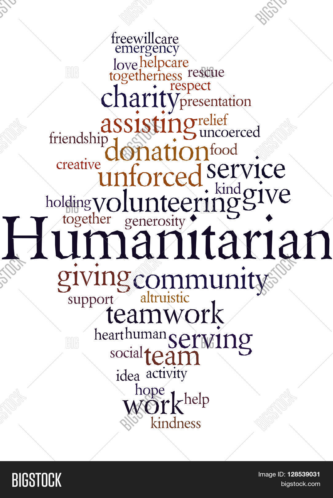 Humanitarian, Word Image & Photo (Free Trial) Bigstock