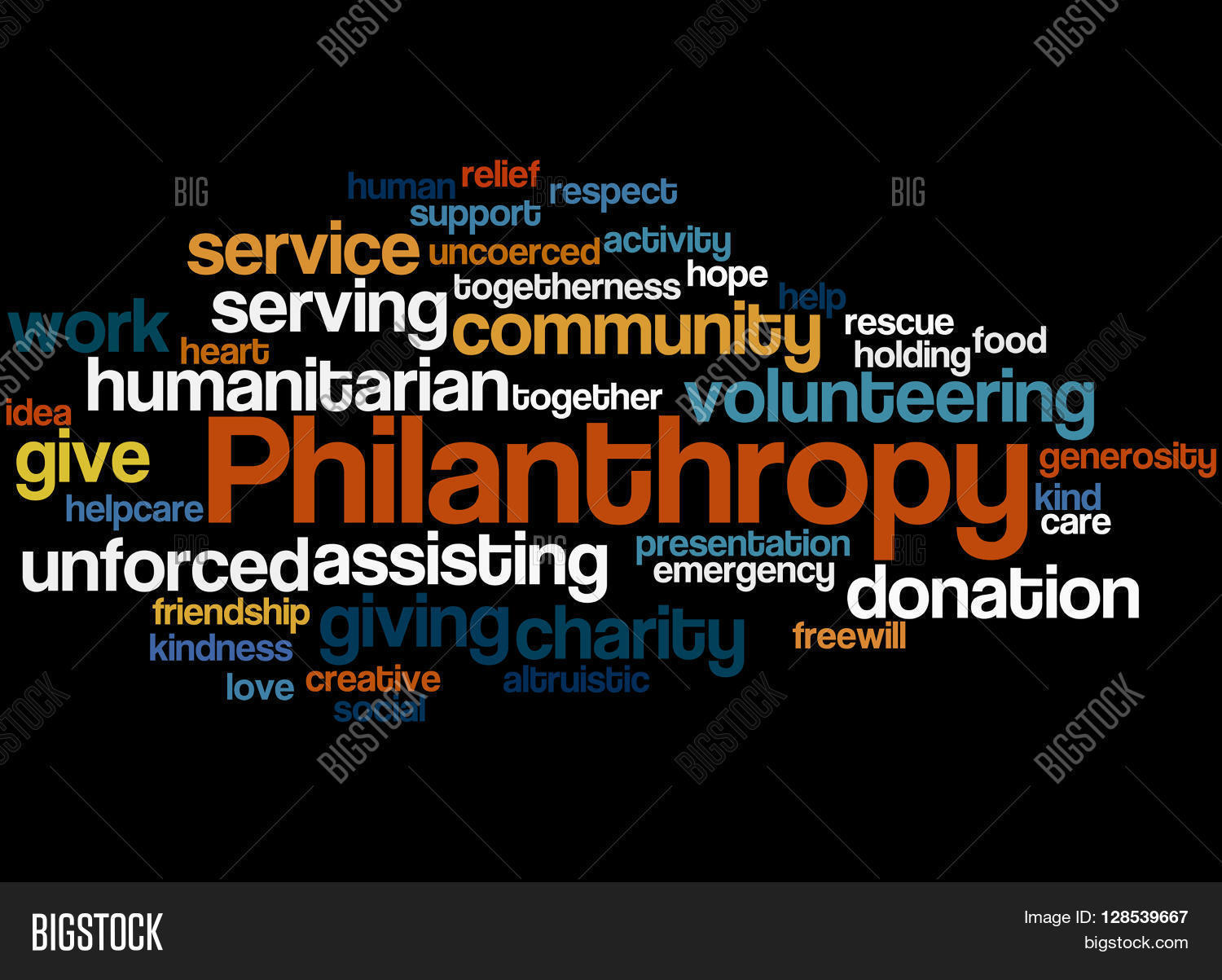 Philanthropy, Word Image & Photo (Free Trial) | Bigstock