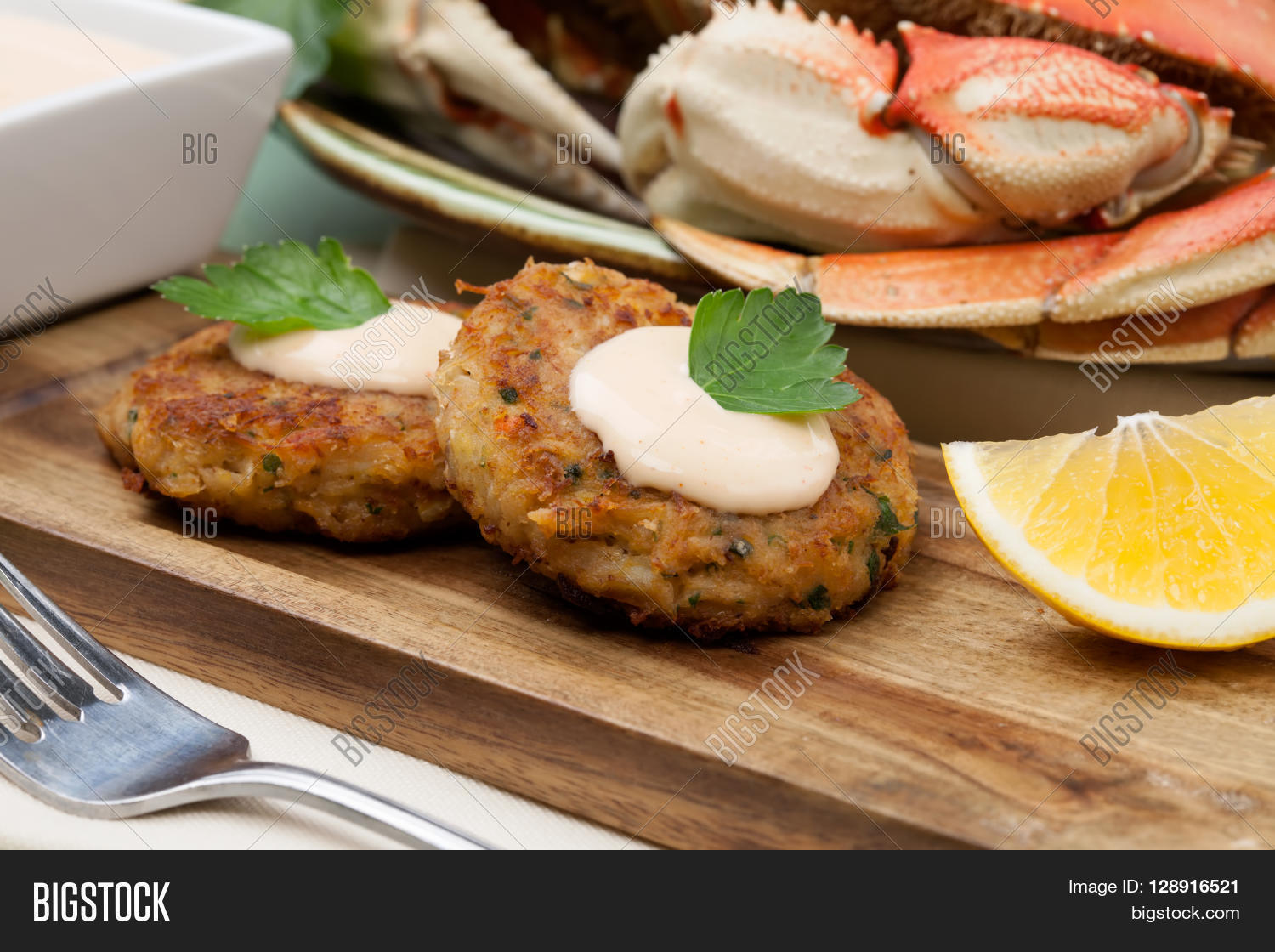 Crab Cakes Appetizer Image & Photo (Free Trial) Bigstock