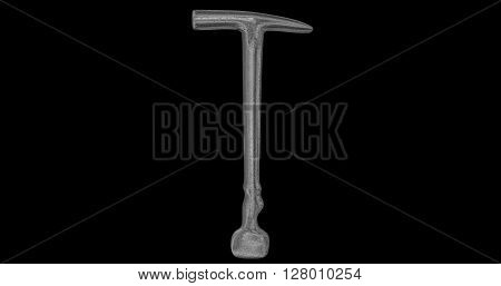 Indian tabla hammer photographic quality 3d render of musical tuning instrument. 3D renderig, illustration