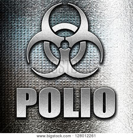 Polio concept background