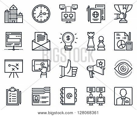Business, Office Icon Set