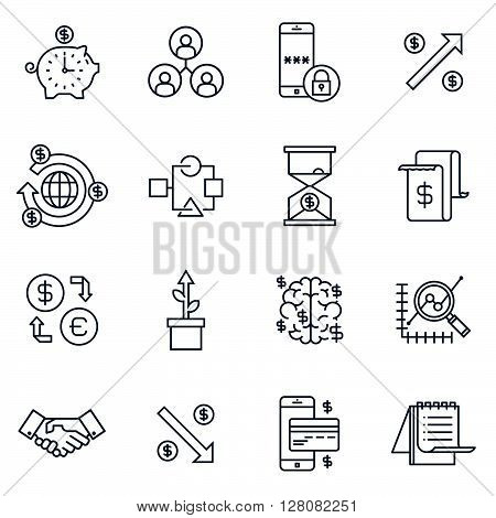 Business And Finance Icon Set