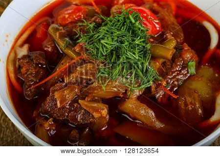 Uzbek Noodle Soup