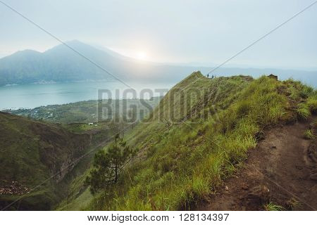 Breathtaking Sunrise Views On Batur Volcano, Bali