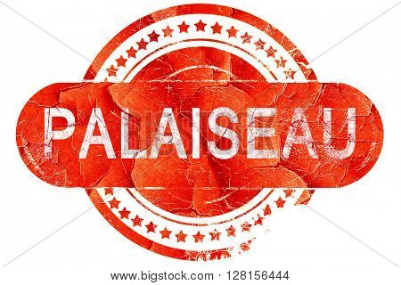 palaiseau, vintage old stamp with rough lines and edges