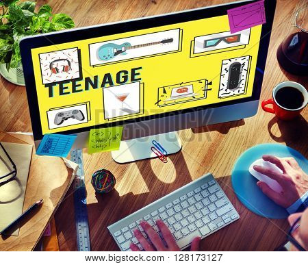 Youth Culture Free Yolo Trendy Teenage Concept