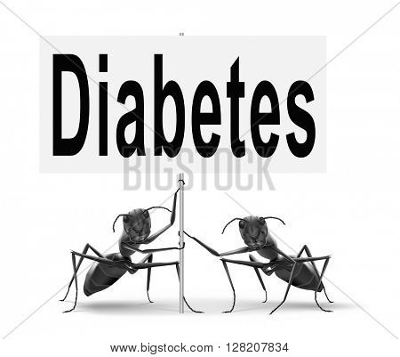 Diabetes find causes  and sceen for symptoms of type 1 or 2 prevention by dieting or treath with medication