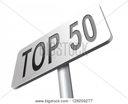 Top 50 Charts List Pop Image & Photo (Free Trial) | Bigstock